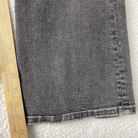Frame Jeans Womens Size 2 (29x25.5) Gray Le One Crop Mini Boot Stretch Denim - Picture 13 of 15
